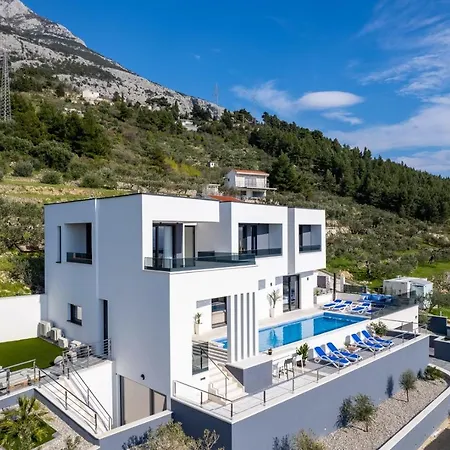 Luxury Sagnia, 4 En-suite Bedrooms, Sea Views 빌라 마카르스카